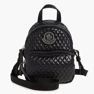 Moncler Black Quilted Backpack